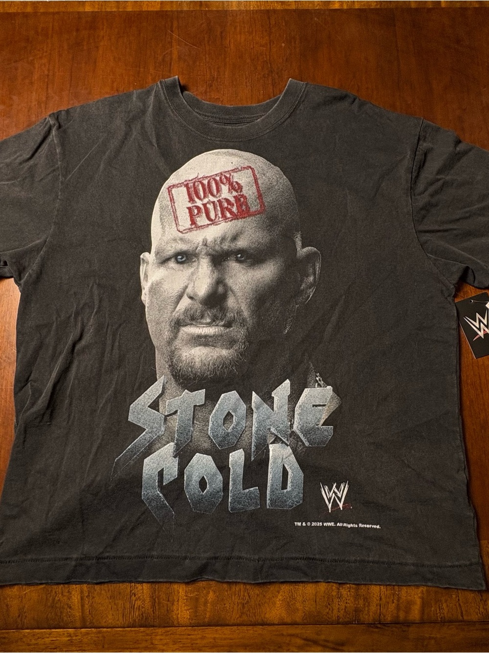 WWE Stone Cold Steve Austin 100% Pure Double Sided T-Shirt Medium